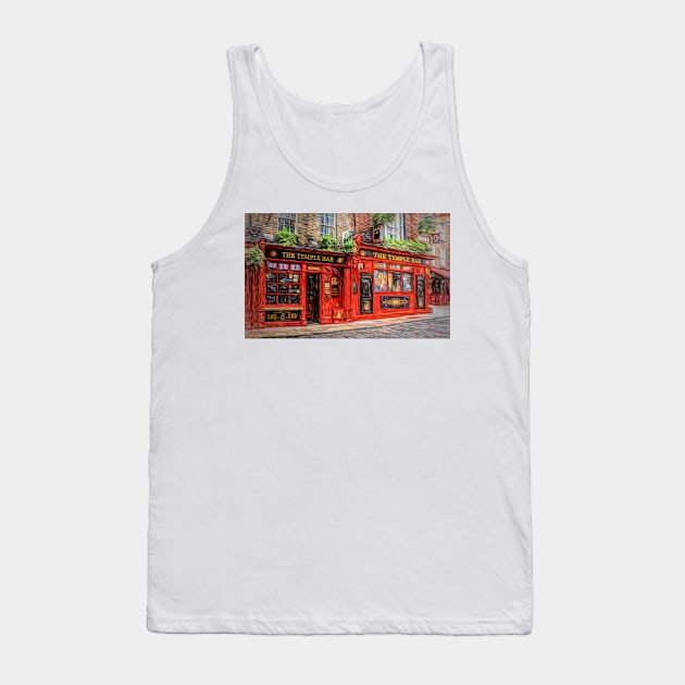 Temple Bar Irish Pub Tank Top by Tarrby